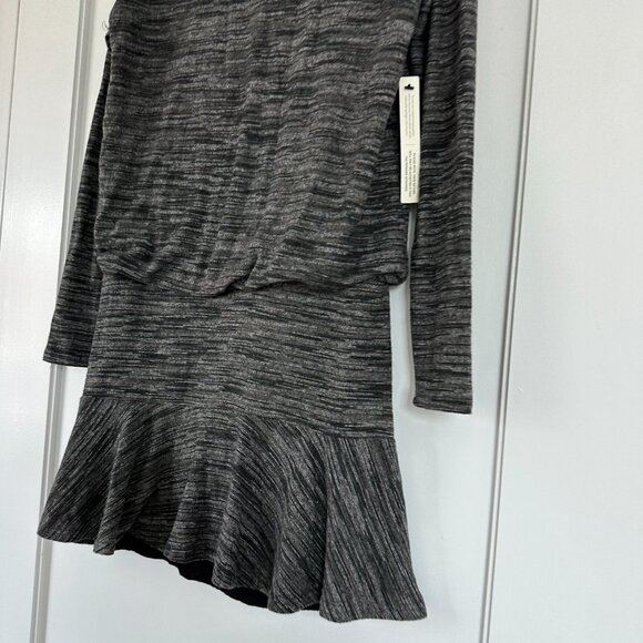 NWT Anthropologie Bailey 44 Greta Sweater Dress Sz Small Gray Stretch Mock Neck - Picture 5 of 9